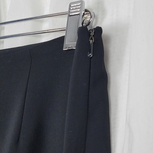 Yansi Fugel Black Microfiber Polyester Dress Pants, Sz 6 - Picture 2 of 5